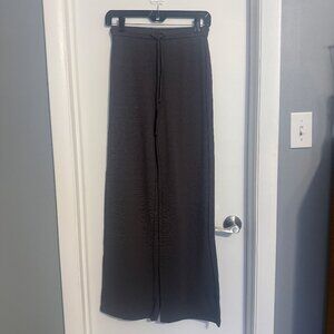 OGL Mid Rise Drawstring Wide Leg Pant with Pockets - NWT - Charcoal - XS